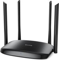 🔁 speedefy k4 wifi router for home, ac1200 gigabit dual band computer routers for wireless internet, extended range coverage, mu-mimo, ipv6, beamforming, ap mode, guest wifi, and parental control logo