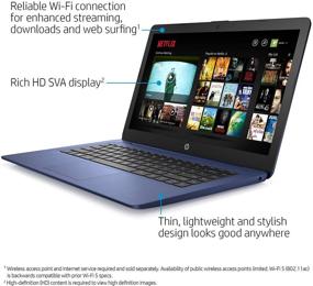 img 2 attached to 💻 HP Stream 14" дисплей HD, Intel Celeron N4000, 4 ГБ оперативной памяти, 64 ГБ eMMC - королевский синий (восстановленный)