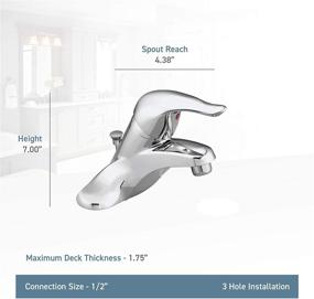 img 3 attached to 🚰 Moen L4621 Single Handle Bathroom Faucet Assembly