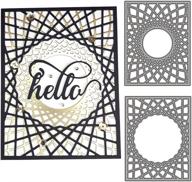 🔲 oval layering background die cuts: enhanced design frames for crafting cards and scrapbooking logo