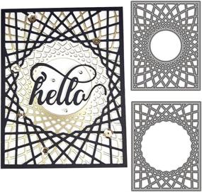 img 4 attached to 🔲 Oval Layering Background Die Cuts: Enhanced Design Frames for Crafting Cards and Scrapbooking