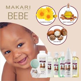 img 1 attached to Makari Baby Cleansing Milk 33.8 fl. Oz. – Soothing, Moisturizing Bath Time Body Wash – Gentle, Non-Irritating Formula for Hydration, Softening, Healing & Protection of Delicate Skin – Includes Convenient Pump Dispenser