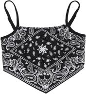 👚 soly hux asymmetrical bandana spaghetti girls' clothing - tops, tees & blouses logo