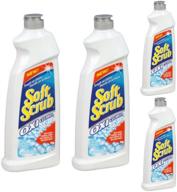 🧽 soft scrub oxi cleanser - 24 ounce (pack of 4) - ultimate cleaning solution! logo