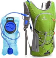 🎒 hydration backpack - spoligod water pack with 2l bladder, ideal for men, women, and kids. perfect for biking, hiking, camping, cycling, running, and music festivals logo