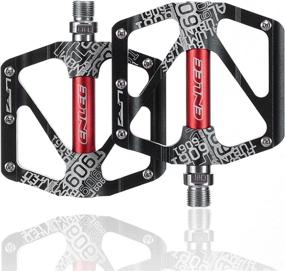 img 4 attached to 🚴 Isolmir Mountain Bike Pedals: Aluminum Alloy MTB Pedals with Sealed Bearings, 9/16" Road Metal Bicycle Pedal for Adults, Lightweight Cycling Pedal for BMX/MTB in 3 Colors