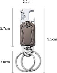 img 3 attached to 🔑 Convenient Keychain Holder with Detachable Keyring Option