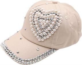 img 4 attached to ⚾ Funbase Kids Outdoor Sports Star Bling Baseball Hiking Cap: Keep Your Child Fashionable and Protected during Outdoor Activities!