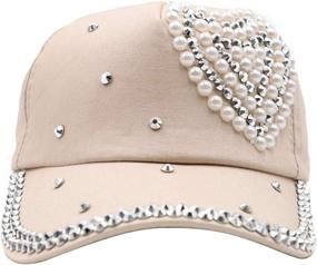 img 2 attached to ⚾ Funbase Kids Outdoor Sports Star Bling Baseball Hiking Cap: Keep Your Child Fashionable and Protected during Outdoor Activities!