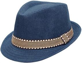 img 4 attached to 🎩 EachEver Boys Fedora Hat: Cotton Jazz Cap for Photography, Trilby Top Sun Hats