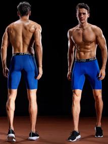 img 1 attached to 🩲 High-performance Compression Shorts - Neleus Men's 3 Pack for Optimal Support and Comfort