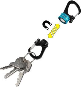 img 1 attached to 🔵 Nite Ize MSBL-03-R7 Carabiner - Reliable Blue Gear for Versatile Outdoor Use