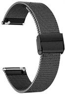 📱 vicrior quick release mesh stainless steel replacement bands for amazfit bip / lite, amazfit gts / gts 2 / gts 2e / gts 2 mini, amazfit gtr 42mm - black logo
