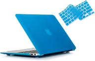 ruban case compatible with macbook air 11 inch release (a1370/a1465) - slim snap on hard shell protective cover and keyboard cover for macbook air 11 laptop accessories and bags, cases & sleeves logo