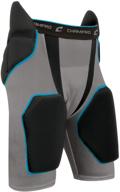 champro tri-flex 5-pad black girdle with charcoal inset - youth large логотип