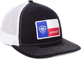 img 2 attached to ARIAT Signature Logo Texas Flag Patch Men's Cap in Classic Black