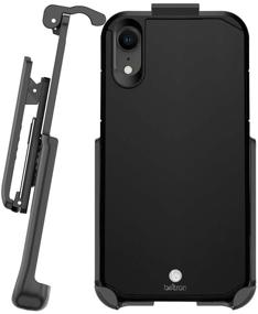 img 4 attached to BELTRON iPhone XR Case with Belt Clip – Slim, Full Protection Hybrid Case & Rotating Holster with Kickstand – Scratch Resistant & Shock Absorption – 6.1 inch