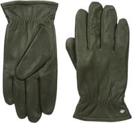 leather gloves melange fleece x large logo