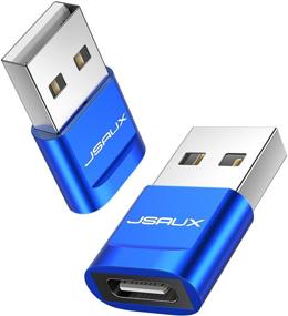 img 4 attached to 💻 Convenient USB-C to USB-A Adapter Duo - 2-Pack for Enhanced Connectivity