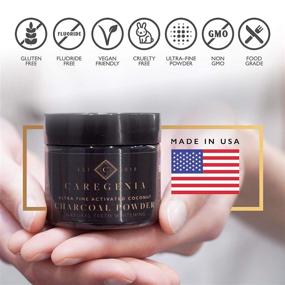 img 3 attached to 🌟 Ultimate Caregenia Activated Coconut Charcoal Teeth Whitening Kit: Transform Your Smile in just 2 Uses! As Used by Celebrities, Made in the USA, Vegan & Sensitivity-Free