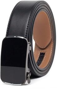 img 4 attached to CLUBBELTS Genuine Leather Adjustable Automatic Men's Accessories and Belts