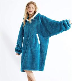 img 4 attached to Oversided Sweatshirt Comfortable Ultra Soft Oversized Bedding