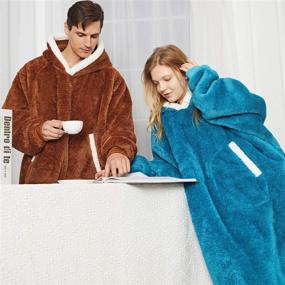 img 3 attached to Oversided Sweatshirt Comfortable Ultra Soft Oversized Bedding