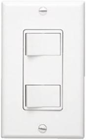 img 2 attached to Broan-NuTone 68W Multi-Function Wall Control for Ventilation Fans - White (Pack of 1)