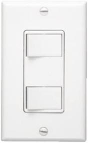img 1 attached to Broan-NuTone 68W Multi-Function Wall Control for Ventilation Fans - White (Pack of 1)