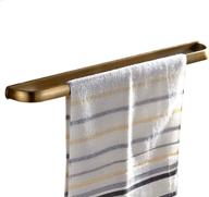 leyden brass towel bar - antique bathroom 23.6 inch bath towel 🚽 holder rack - wall mounted bathroom accessory towel rod hanger - retro design logo