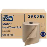 🧻 tork matic natural hand towel roll, universal, h1, 100% recycled fiber, high absorbency, high capacity, 1-ply, 6 rolls x 700 ft - 290088 logo