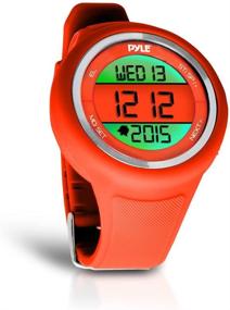 img 2 attached to ⌚ Smart Multifunction Sports Training Watch - Classic Running Digital Fitness Gear Tracker with 3D Sensor Pedometer, Timer, Alarm, Removable Strap, for Men and Women - Pyle PATW19OR (Orange)