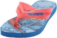 лимонно-зеленые сандалии для мальчиков havaianas heroes логотип