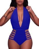 beachqueen swimsuit halter bandage bathing women's clothing logo