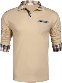 img 4 attached to COOFANDY Classic Casual Sleeve Collar Men's Clothing and Shirts