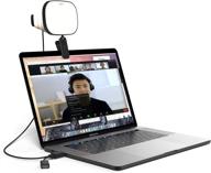 💡 zumy laptop video light: portable usb powered laptop light with 4 light levels for video conference lighting logo