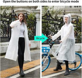 img 1 attached to 🌧️ Versatile Rainwear Poncho: Unisex Transformable Raincoat for Women