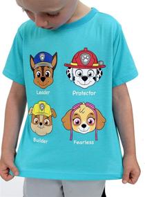 img 2 attached to Adorable Patrol Girls Toddler Sleeve T Shirt: A Perfect Addition to Boys' Clothing Collection