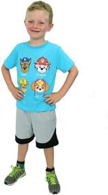 img 3 attached to Adorable Patrol Girls Toddler Sleeve T Shirt: A Perfect Addition to Boys' Clothing Collection