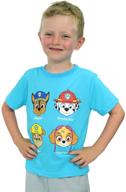 adorable patrol girls toddler sleeve t shirt: a perfect addition to boys' clothing collection logo