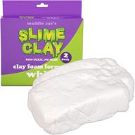 maddie rae's slime clay (2pk) - non-toxic, mess-free clay foam formulation for distinctive creamy butter effects - comparable to daiso logo