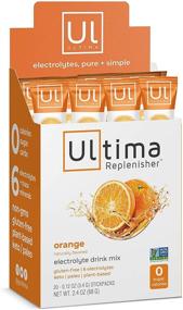 img 4 attached to 🍊 Ultima Replenisher Electrolyte Hydration Powder, Orange Flavor, 20 Stickpacks - Sugar Free, Zero Calories, No Carbs - Gluten-Free, Keto-Friendly, Non-GMO with Magnesium, Potassium, Calcium