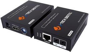 img 3 attached to 🔌 HDMI-усилитель от J-Tech Digital: для одного кабеля Cat 5E/6/7, дальность 200 футов, поддержка двойного ИК и EDID, DTS, Dolby, LPCM.