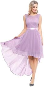 img 2 attached to Stunning Floral Chiffon Bridesmaid Dresses by BeryLove: Elegant Women's Clothing