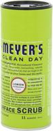 🍋 powerful cleaning with mrs. meyer's clean day lemon verbena surface scrub: 11 oz canister logo