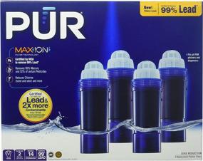 img 3 attached to 💧 Enhance Water Purity with PUR MAXION Replacement Pitcher Filter - 4 PACK
