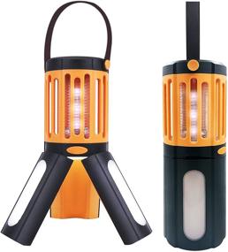 img 4 attached to 🦟 IP67 Waterproof Bug Zapper Electric Camping Lantern 2 in 1 - LED Camping Mosquito Killer Lamp: Portable UV Insect Trap Lamp for Indoor/Outdoor Use - Compact Camping Gear with Tripod Tent Light