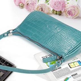 img 1 attached to Timeless Classic: Women's Handbags & Wallets with Clutch Shoulder Leather Closure in Clutches & Evening Bags