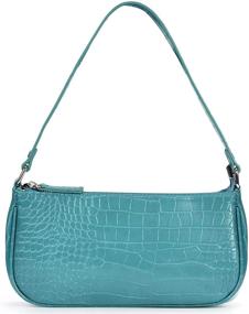 img 4 attached to Timeless Classic: Women's Handbags & Wallets with Clutch Shoulder Leather Closure in Clutches & Evening Bags