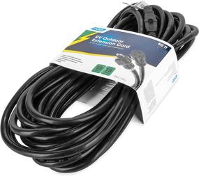 img 1 attached to Camco 50-Foot 15-Amp Extension Cord: Perfect for RV, Mobile Home, and Household Applications, Heavy-Duty (55143)